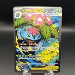 Mega Venusaur ex 155/132 Pokemon Mega Evolution Ultra Rare Near Mint - Image 1