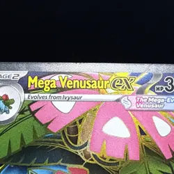 Mega Venusaur ex 155/132 Pokemon Mega Evolution Ultra Rare Near Mint - Image 3