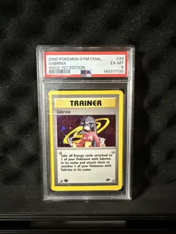 2000 Pokemon Gym Challenge #20 Sabrina Holo PSA 6 New Slab - Image 1