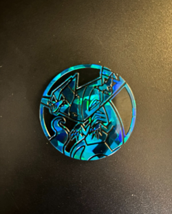 OFFICIAL! Dragapult Cracked Ice Holofoil Jumbo Coin Shining Fates - Pokemon TCG - Image 1