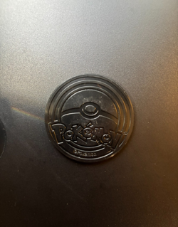 OFFICIAL! Dragapult Cracked Ice Holofoil Jumbo Coin Shining Fates - Pokemon TCG - Image 2