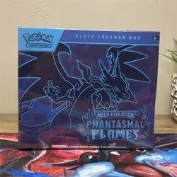 Pokemon TCG Phantasmal Flames ETB Elite Trainer Box Sealed - Image 1