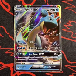 Pokemon TCG Lapras GX 35/149 Sm Base Set NM - Image 1