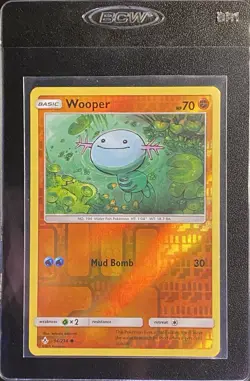 Wooper Reverse Holo Common 96/214 Pokemon TCG Sun & Moon Unbroken Bonds NM - Image 3