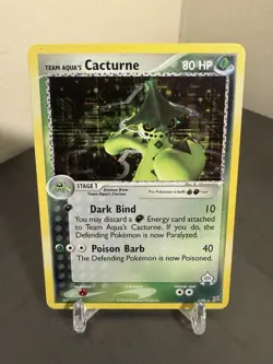 Team Aqua's Cacturne - 1/95 - Pokemon Ex Team Magma vs. Aqua Holo - Image 1