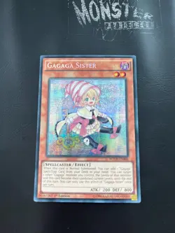 YUGIOH GAGAGA SISTER PRISMATIC SECRET RARE WSUP-EN006 1ST EDITION - Image 1