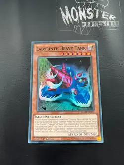 YUGIOH LABYRINTH HEAVY TANK SUPER RARE MAZE-EN001 1ST EDITION - Image 1