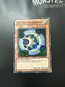 YUGIOH R-GENEX ACCELERATOR SUPER RARE HA03-EN045 1ST EDITION - Image 1