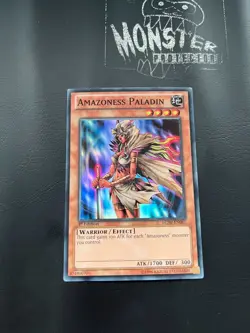 YUGIOH AMAZONESS PALADIN SUPER RARE LCJW-EN087 1ST EDITION - Image 1