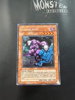 YUGIOH GEMINI IMPS SECRET RARE PP01-EN005 - Image 1