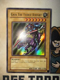Gaia The Fierce Knight - LOB-006 - Ultra Rare - Unlimited - Yugioh NM - Image 2