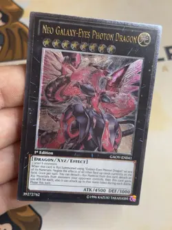 Neo Galaxy-Eyes Photon Dragon GAOV-EN041 Ultimate Rare 1st Edition LP EURO - Image 2