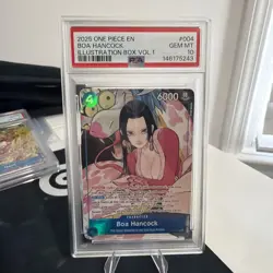 Boa Hancock ST17-004 SR One Piece Illustration Box PSA 10 - Image 1