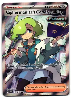Ciphermaniac's Codebreaking 198/162 - Temporal Forces Pokemon TCG - LP Card - Image 1