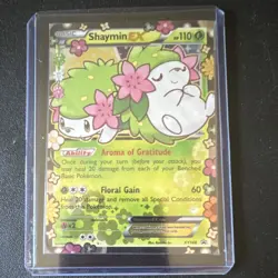Pokemon Shaymin EX XY148 Promo Full Art Holo Basic 110 HP Card XY English - Image 1