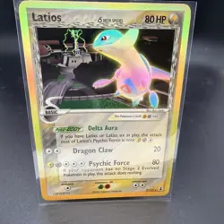Latios 9/113 Rare Reverse Holo Stamped Delta Species Pokemon Card - Image 2
