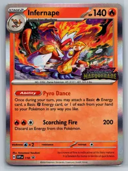 SV: Scarlet & Violet Promo Cards #116 Infernape Promo,Holo - Image 1
