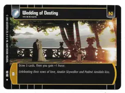 2002 Star Wars TCG Wedding of Destiny Uncommon Card #118 Attack Of The Clones - Image 1