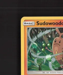 Sudowoodo SM207 Sun & Moon Black Star Promo Holo Pokemon Card LP - Image 3