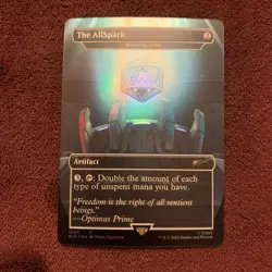 The Allspark Doubling Cube Secret Lair Drop Foil 1080 NM+ Unplayed Magic Card - Image 1