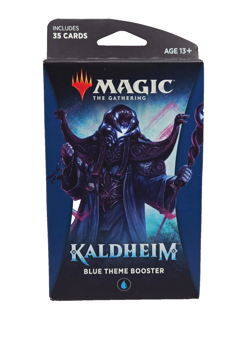 Magic The Gathering Kaldheim Blue Theme Booster Pack 35-Cards Factory Sealed - Image 1