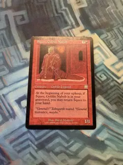 MTG Squee, Goblin Nabob MP/HP Mercadian Masques - Image 1