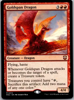 Goldspan Dragon M Commander: Modern Horizons 3 212 NM - Image 1
