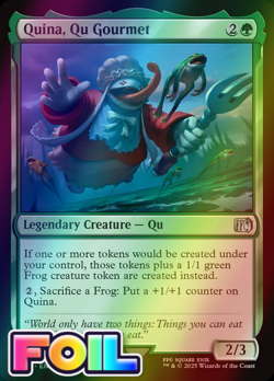 x1 Quina, Qu Gourmet FOIL FIN Final Fantasy MTG 194 M/NM 1x - Image 1
