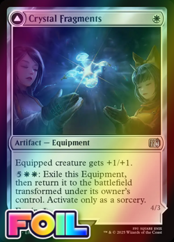 x1 Crystal Fragments // Summon: Alexander FOIL FIN Final Fantasy MTG 13 M/NM 1x - Image 1