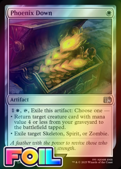 x1 Phoenix Down FOIL FIN Final Fantasy MTG 29 M/NM 1x - Image 1