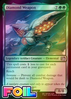 x1 Diamond Weapon FOIL FIN Final Fantasy MTG 183 M/NM 1x - Image 1