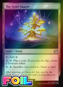 x1 The Gold Saucer FOIL FIN Final Fantasy MTG 279 M/NM 1x - Image 1