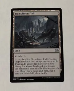 MTG Demolition Field - The Brothers' War LP - Image 1