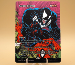 Savage Beating | 26 | Mythic | Borderless | Regular | MTG: MAR | 2025 - Image 1