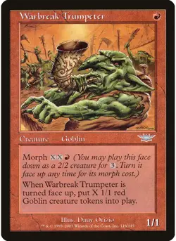 Warbreak Trumpeter 116 MTG NM - Legions - Image 1