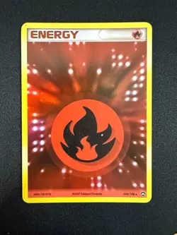 Fire Energy 104/108 Holo - Power Keepers (Pokemon) LP - Image 1