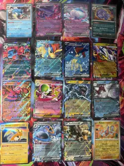 Pokemon 16 ENGLISH Card Lot nm V Max Mega Amazing Ex HOLO Rare Hits Only B110 - Image 1