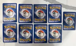 Pokemon Reverse Holo Lot(E Series, Stamped, Vintage EX) Lot 9 Total Cards - Image 2
