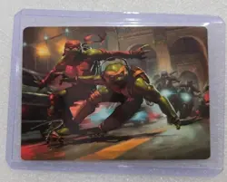 Raph & Mikey, Troublemakers Art Card (Gold-Stamped Sig) S Art Series: TMNT 17 NM - Image 1