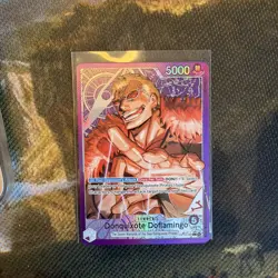 Donquixote Doflamingo - Alternate Alt Art Leader One Piece Card OP14-060 - Image 1