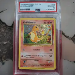 Pokemon 2023 Charmander 001/034 Trading Card Game Classic Holo PSA 10 English - Image 1