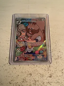 Arven’s Greedent Illustration Rare Pokemon Destined Rivals Card 205/182 - Image 1
