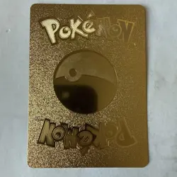 Pokemon Card Pikachu Gold Foil Rare Promo Fan Art 074/073 - Image 2