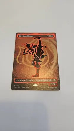 Neon Ink Fire Lord Zuko FOIL Magic: The Gathering Avatar The Last Airbender 0360 - Image 1