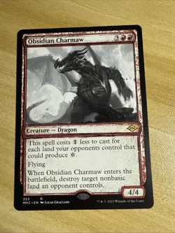 Obsidian Charmaw (Showcase) MTG - Modern Horizons 2 (MH2) #353 - NM - Image 1