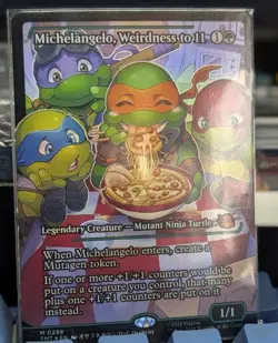 Michelangelo, Weirdness to 11 (Showcase) Teenage Mutant Ninja Turtles 0288 MTG - Image 1