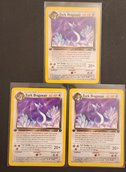 Pokemon Card - Dark Dragonair Team Rocket 33/82 Uncommon 1st Edition NM Lot of 3 - Image 1