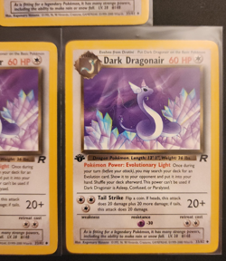 Pokemon Card - Dark Dragonair Team Rocket 33/82 Uncommon 1st Edition NM Lot of 3 - Image 3
