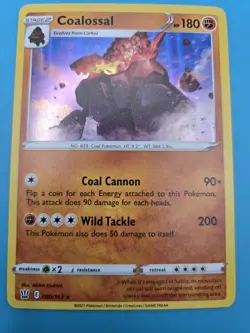 Coalossal 080/163 Battle Styles Holo - Pokemon Card NM - Image 1