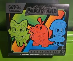 Pokemon TCG: Paldea Evolved ETB Elite Trainer Box Factory Sealed 9 packs New - Image 2